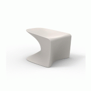 Tabouret bas design in & out WING - écru