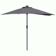 VidaXL Parasol de jardin Anthracite 294 x 150 x 223 cm Modèle Solis Signature - 42003261