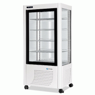 Vitrine pâtissière grand modèle positive - 4 faces vitrées - 540 L - Fabrication italienne SCAIOLA Vitrine pâtissière grand modèle positive - 4 faces vitrées - 540 L - Fabrication italienne SCAIOLA