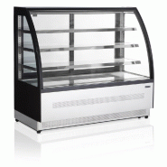 Vitrine réfrigérée sur base 277 litres | Tefcold - LPD1500C/BLACK