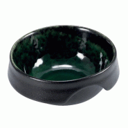 6 x bols en porcelaine noir et vert - 19.5cm - Lecoq Porcelaine - LDEI019NV263195