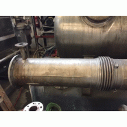 Échangeur tubulaire Aguilar y Salas 14,7 m2 inox 316L d'occasion - référence : C4211