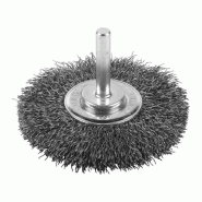 Brosse circulaire fils ondulés pour meuleuse droite S6 70x9mm (x3) - 4932501707