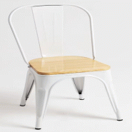 Chaise industrielle Tolix en acier avec assise en bois 850 x 450 x 450 mm | Gasfrit - tolix4