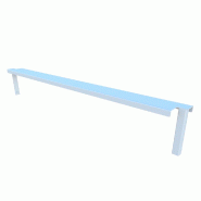 Chapeau de TG gondole pour montant 60x30 L1000 blanc 9001