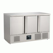 Comptoir réfrigéré SARO, 3 portes, modèle S 903 S/S TOP PRO - 4017337070916_0