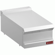 Diamond - Élément neutre de travail, module 1/2 -Top- - réf. N7/PT4T-N - gris inox AKS-N7/PT4T-N