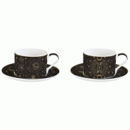 EASY LIFE Coffret 2 tasses Déjeuner 24 cl - Céleste - 035-1200491