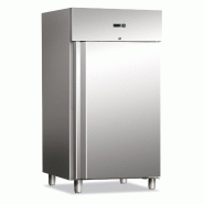 EKOFROST Meuble ventilé inox de 650 litres en classe C. Dégivrage auto. Clé et serrure. T° +2°C/+8°C. Dim. LxLxH 74x83x201 cm. GN650TN - 4583