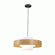 Fabas Luce Suspension Loto Ø450 Mm En Métal Et Verre Soufflé, Douille E27 40 W, Indice De Protection Ip20, Classe 1 - Design Moderne Et Élégant -