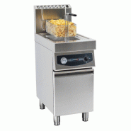 Friteuse GAZ PRO Casselin 17L, 12 kW - Soubassement inox, Thermostat 190°C