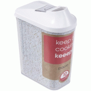 Keeeper - Distributeur de céréales 11x6,5x19cm couleur blanche - blanc plastique KEE225_0