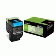 Lexmark 802 Toner Cyan 80C20C0 - bleu 80C20C0 Lexmark 802 Toner Cyan 80C20C0 - bleu 80C20C0