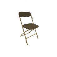 Lucy m2 - chaise pliante - vif furniture - bronze/chocolat