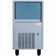 Machine à glaçons pleins 41kg/24h, avec réserve 15 kg inox - PWR-SP41-A/R2X