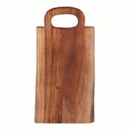 Planche à découper Wild avec poignée 40,5x20 cm - Marron Rectangle Bois Table Passion 40.5x20 cm - marron Bois massif 3106238650103 Planche à découper Wild avec poignée 40,5x20 cm - Marron Rectangle Bois Table Passion 40.5x20 cm - marron Bois massif 3106238650103