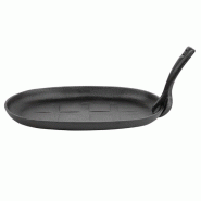 Plat en fonte ovale (L)280 × (P)190 mm