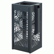 ROSSIGNOL Corbeille a poser ou a fixer bella anti-nuisible 110 L anthracite mat - avec cendrier 1.5l anthracite mat ROSSIGNOL Corbeille a poser ou a fixer bella anti-nuisible 110 L anthracite mat - avec cendrier 1.5l anthracite mat