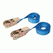Sangles d'Arrimage à Cliquet 5m x 25mm – Lot de 2, Testées à 500 kg – Sécurisez Vos Charges - Silverline - jaune 5024763134081 Sangles d'Arrimage à Cliquet 5m x 25mm – Lot de 2, Testées à 500 kg – Sécurisez Vos Charges - Silverline - jaune 5024763134081