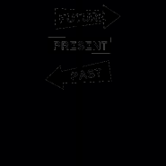 Sticker Future, present, past