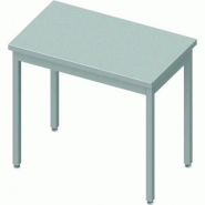 Table de travail inox centrale sans étagère 1000x800x900 à monter - P932548100