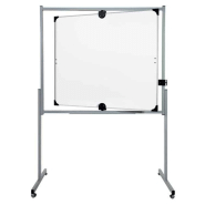 Tableau pivotant horizontal et vertical Piètement : Gris RAL 9006