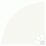 VidaXL Écran de confidentialité pour balcon Crème 115 x 115 cm Modèle Ombre Luxe Pro - 42000942