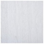 Vidaxl planches de plancher autoadhésives 5,11 m² pvc blanc 146239