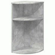 VidaXL Table d'appoint Gris béton 29,6 x 29,6 x 60 cm Modèle Apex Design - 891123