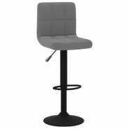 VidaXL Tabouret de bar Gris foncé Velours Modèle Aero Élégance Pro - 334295