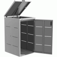 Abri poubelle en acier Cestino gris Telluria - gris 8720707965694 Abri poubelle en acier Cestino gris Telluria - gris 8720707965694