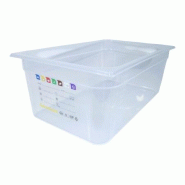 Bac HACCP Polypropylène GN 1/1 H. 200 mm - Gastroland - transparent plastique polypropylène 3701666001215