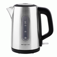 Bouilloire Emerio 1,7 L – 3000 W – Indicateur niveau d’eau – Élément chauffant dissimulé – Arrêt auto – Rotation 360° – WK-133040 -