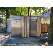 Cabine PMR avec une cabine douche et équipée de local technique - réf. 2052 Cabine PMR avec une cabine douche et équipée de local technique - réf. 2052