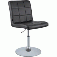 CLP Chaise de salle à manger Ricky similicuir Noir - noir polyester 152602401 CLP Chaise de salle à manger Ricky similicuir Noir - noir polyester 152602401