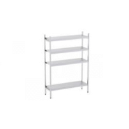 Distform Rayonnage en Acier Inoxydable Linéaires 660 à 960 mm 4 Niv P400 Acier inoxydable 960x400x400x1800mm - 651637435668 Distform Rayonnage en Acier Inoxydable Linéaires 660 à 960 mm 4 Niv P400 Acier inoxydable 960x400x400x1800mm - 651637435668