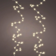 Guirlande micro LED extra brillant blanc chaud L 9 m
