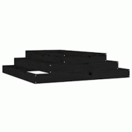 Helloshop26 - Jardinière bac lit surélevé plantes fleurs terrasse jardin 110 x 110 x 27 cm bois massif de pin noir 02_0037314 - 3000217843770 Helloshop26 - Jardinière bac lit surélevé plantes fleurs terrasse jardin 110 x 110 x 27 cm bois massif de pin noir 02_0037314 - 3000217843770