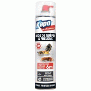 Insecticide longue portée kapo spécial nids de guêpes et frelons aérosol de 750 ml