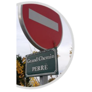 Panneau de rue ou plaque murale en relief, réalisé en fonte d'aluminium recyclée - SODIMAR