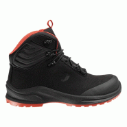 Safety Jogger - Baskets de sécurité mi-hautes véganes respirantes MODULO noir et rouge S3S Noir / Rouge Taille 40 - 40 noir matière synthétique 5