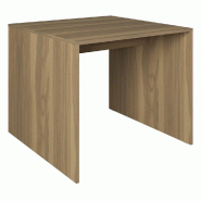 Table de présentation Vertigo olivier 90x90x76cm
