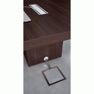 Table de réunion rectangulaire T45 - 12 à 14 personnes - QUADRIFOGLIO - Noyer canaletto, 420 Table de réunion rectangulaire T45 - 12 à 14 personnes - QUADRIFOGLIO - Noyer canaletto, 420