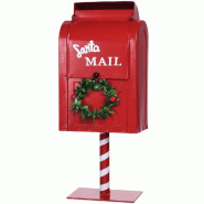 Boîte aux lettres "Santa mail" H37cm - 2 coloris possibles
