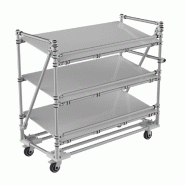 Chariot présentoir mobile