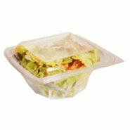 FHC evolupack FHC - 400Pcs - Saladier PET carré transparent vrillé 195x195mm H55mm 750ml - transparent plastique 210SCB753 FHC evolupack FHC - 400Pcs - Saladier PET carré transparent vrillé 195x195mm H55mm 750ml - transparent plastique 210SCB753