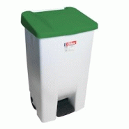 GILAC Poubelle à pédale économique 60 L, 80 L, 120 L - avec roues - 5 couleurs - 80 L - Vert G618111 - vert 3573678699519 GILAC Poubelle à pédale économique 60 L, 80 L, 120 L - avec roues - 5 couleurs - 80 L - Vert G618111 - vert 3573678699519