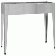 Helloshop26 - Jardinière bac lit surélevé plantes fleurs terrasse jardin 100,5 x 40,5 x 90 cm acier galvanisé Argent 02_0037289 - 3000213816563 Helloshop26 - Jardinière bac lit surélevé plantes fleurs terrasse jardin 100,5 x 40,5 x 90 cm acier galvanisé Argent 02_0037289 - 3000213816563