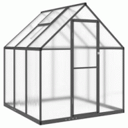 Helloshop26 - Serre tente abri plante fleur légumes avec cadre de base 169 x 169 x 195 cm aluminium anthracite 02_0044488 - 3000220178685 Helloshop26 - Serre tente abri plante fleur légumes avec cadre de base 169 x 169 x 195 cm aluminium anthracite 02_0044488 - 3000220178685