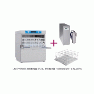 Pack stop essuyage lave-verres 500 x 500 avec osmoseur - PSTERV252